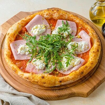 Пицца Страчателла с мортаделлой в Capricciosa pizza по цене 1380 ₽