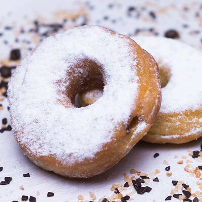 Пончик с шоколадной начинкой в Джем – пончики от Глеба по цене 47 ₽