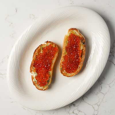 Бутерброды с красной икрой в Волгоречье по цене 980 ₽