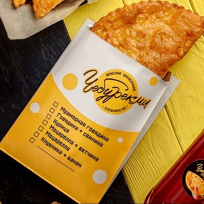 Чебурек с картофелем и огурчиками в Чебурекми по цене 190 ₽