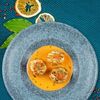 Мешочки с говяжьим языком и креветками в Фабрикантъ по цене 640
