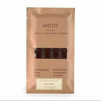 Шоколад веганский 54% Popcorn с воздушным солёным попкорном от Евгении Цырлин, Mojo Сacao, Москва в Азбука Вкуса Экспресс Меню