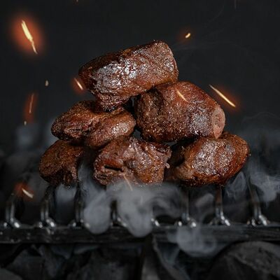 Шашлык из мраморной говядины в Много Мяса по цене 990 ₽