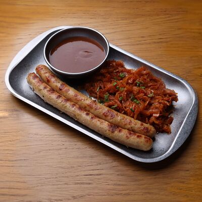 Колбаска куриная с сыром в 321 Club by Novikov по цене 740 ₽