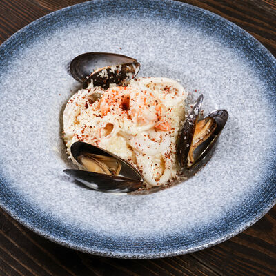 Ризотто с морепродуктами в Тбилиссимо по цене 925 ₽