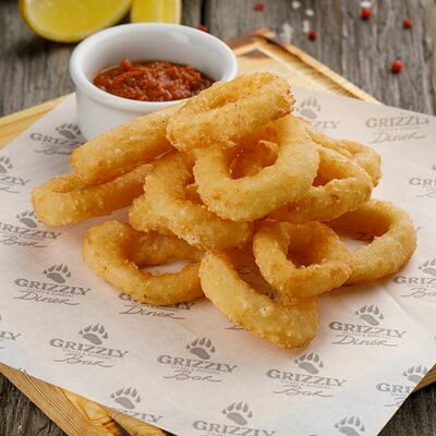 Хрустящие кольца кальмара в Grizzly Bar по цене 489 ₽