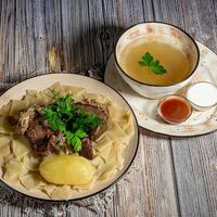 Кумыкский хинкал в Адыгская кухня