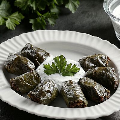 Долма со сметанным соусом в У Вольфовича по цене 540 ₽
