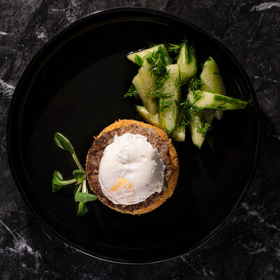 Котлета домашняя с картофельной зразой в Наша хвоя по цене 720 ₽