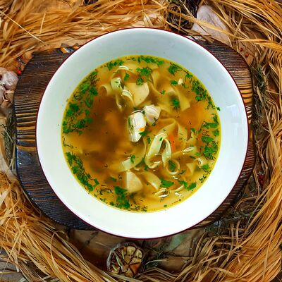 Суп-лапша с курицей в Мельница по цене 380 ₽