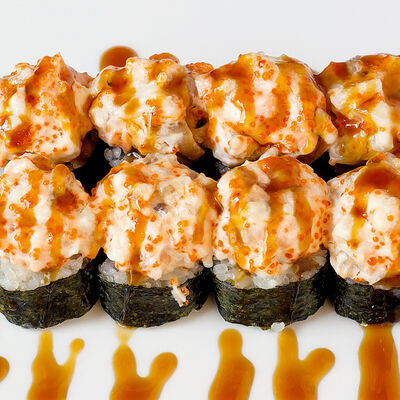 Запечённый ролл Вулкан маки в Луиджи & Тосё по цене 369