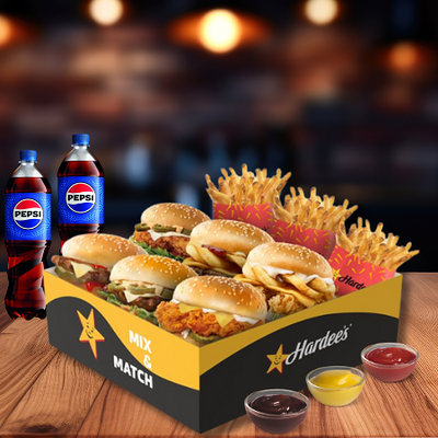 Бокс Mix & Match Комбо в Hardee's Moscow Mall по цене 9650 ₸