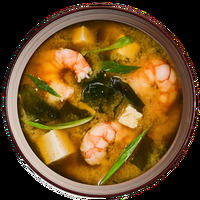 Мисо суп с креветкой в Суши Пятница