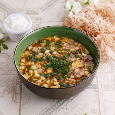 Окрошка на квасе в Катюша Katyusha по цене 450