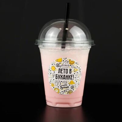 Молочный коктейль Клубничный в Пекарня Буханка по цене 155 ₽