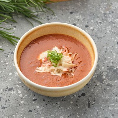 Гаспачо со снежным крабом в Double по цене 490