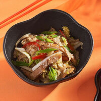 Вок Удон со свининой терияки в КИТchen