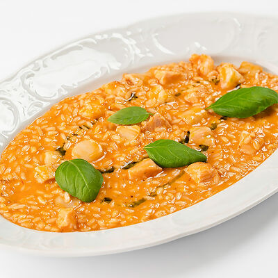 Томатное ризотто с морепродуктами в Castor'ka по цене 1950 ₽