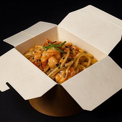 Вок с креветкойв Гастробар ЖАРА по цене 430 ₽