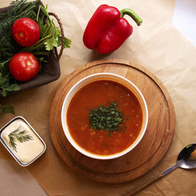 Харчо в Вкусно есть по цене 220 ₽