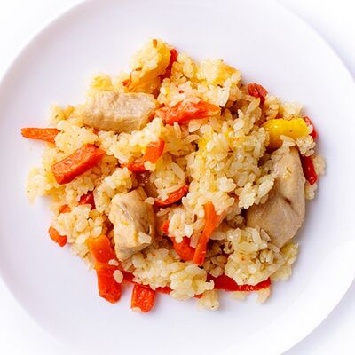Плов с курицей в Сделано сегодня по цене 542 ₽