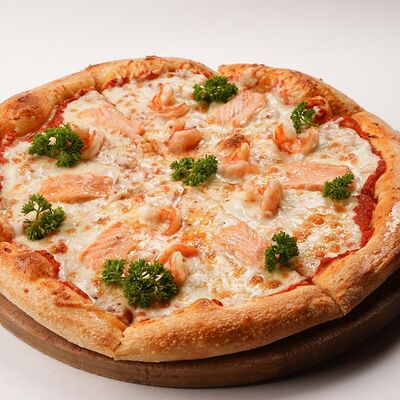 Пицца Фрутти де маре в Pascucci cafe по цене 680 ₽