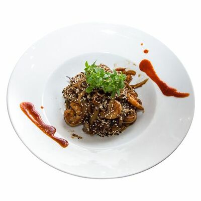 Wok с креветками в Кафе на развилке по цене 729 ₽