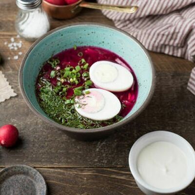 Свекольник в Баклажан в ТЦ 