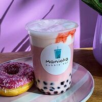 Бабл матча Barbie в Manioka bubble tea bar