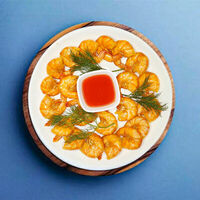 Креветки отварные или жареныев Огни Города