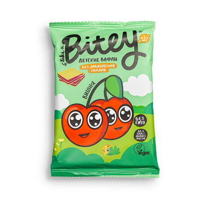Вафли Bitey Вишня-Свекла в Кухня на районе по цене 99 ₽