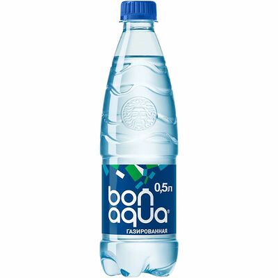 Вода питьевая Bon aqua газированная 0.5 л в Тоге по цене 120 ₽