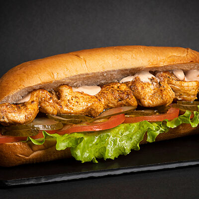 Шашлык куриный в багете в Black Grill House по цене 670 ₽