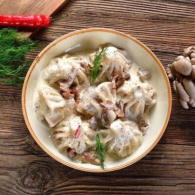 Мини-хинкали с грибами в ЛАЛИКО ГРУЗИНСКАЯ КУХНЯ по цене 670 ₽