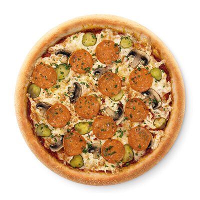 Пицца Пепперони по-деревенски 20 см Оригинальное в Domino Pizza по цене 399 ₽