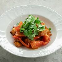 Салат с баклажаном в Italy