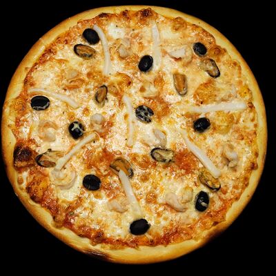 Пицца Морская в Пойдем зайдем по цене 790 ₽