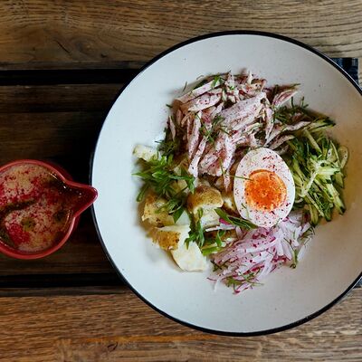 Окрошка на кефире в Кулинарный цех по цене 500 ₽