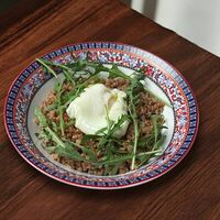 Каша гречневая с белыми грибами и яйцо пашотв PAPPONE