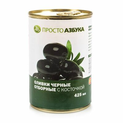Оливки черные крупные с косточкой Испания в Азбука Вкуса Экспресс Меню по цене 227 ₽