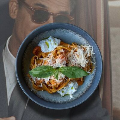 Тальятелли Маргарита с домашней страчателлой в Dolce Nonna по цене 580 ₽