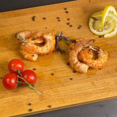 Жареные тигровые креветки в Buta по цене 690 ₽