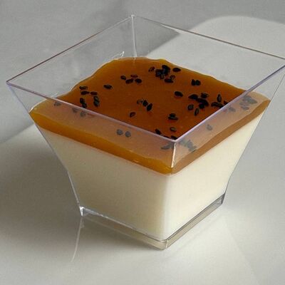 Набор 12 стаканчиков Панна Кота манго-клубника в Кондитерская SunbeamCake по цене 5900 ₽