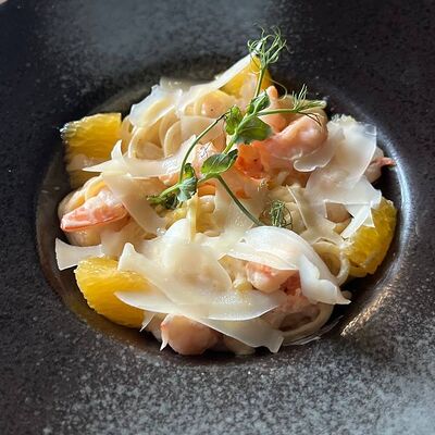 Паста с креветкой и цитрусовым Кара в Мята signature 2ФР по цене 780 ₽