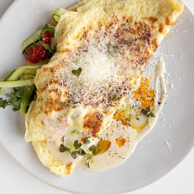 Омлет с цукини и пармезаном в MR. CUP по цене 590 ₽