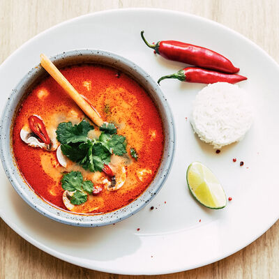 Суп Том Ям с креветками и рисом в Kitchen по цене 530