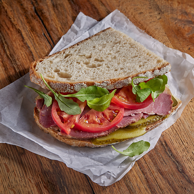 Сэндвич с ветчиной в Хлеб Насущный по цене 455 ₽