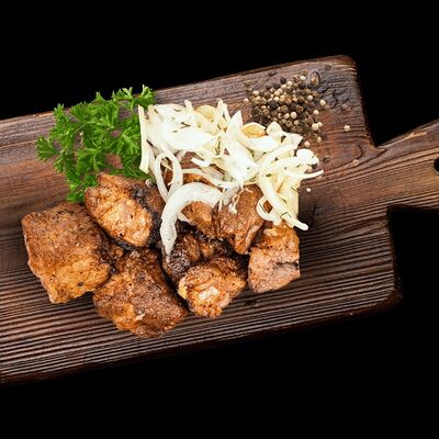 Шашлык из cвинoй шеи в Шаурма на Федосеенко по цене 695 ₽