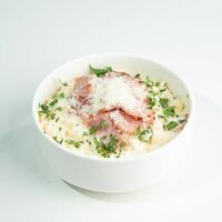 Паста птитим с беконом в ЁБИСАН