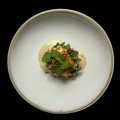 Я - Тартар из говядины и соусом из тунца в Культ бар по цене 960 ₽